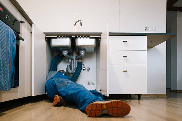 Professional Drain Cleaning technician working in Winder, GA